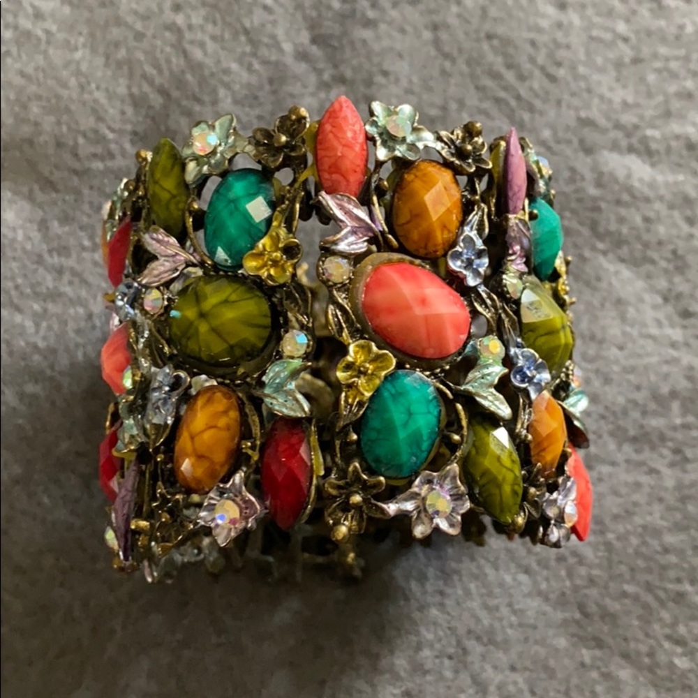 Colorful Flower Bracelet